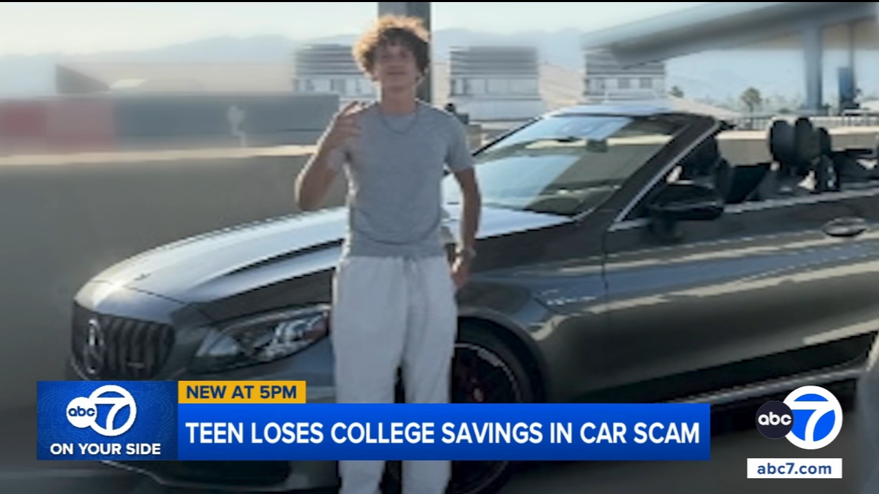 Arrod Berjis says he lost college savings in car scam, apparent DMV mistake that led to repossession in Los Angeles, California; teen seeks answers from Carvana, DMV
— WABC-TV Eyewitness News (ABC7 NY)